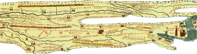 Long Cursus Publicus route map strip